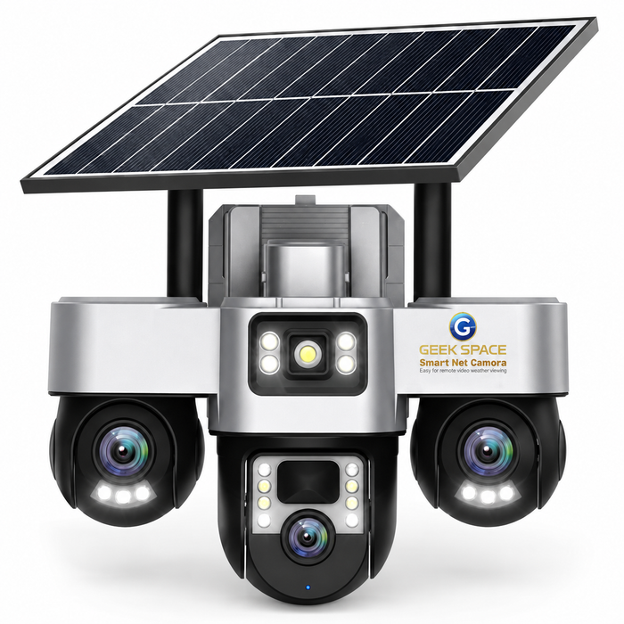 Solar PTZ Security Camera with PIR Motion Detection & Night Vision – Outdoor CCTV Uganda
