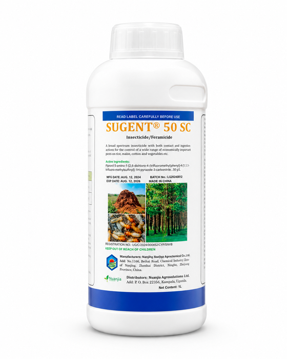 SUGENT® 50 SC, a broad-spectrum Insecticide and Termiticide.