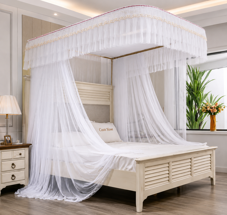 Two stand Rail Mosquito Net.
