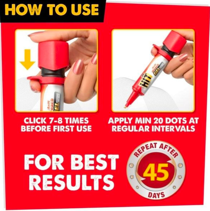 Cockroaches odourless Killing HIT Gel