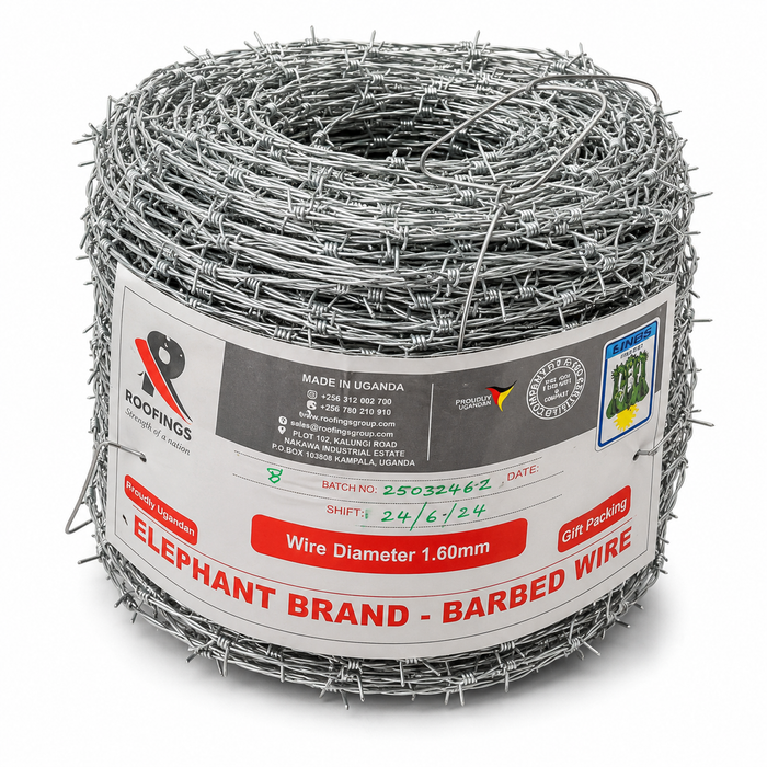 Galvanised Elephant Fencing Barbed wire Gauge 16 length 600metres.