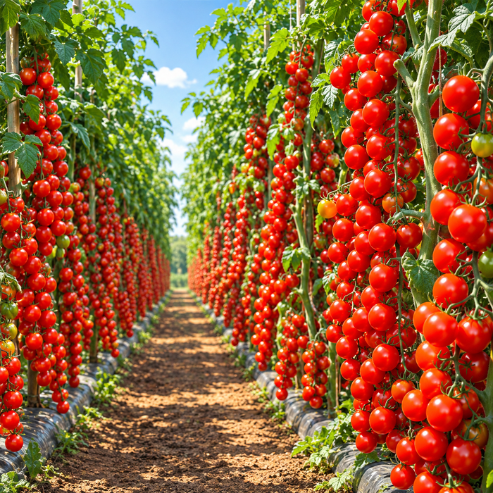 Indeterminate Hybrid Tomato Seeds 10g – High Yield Tomato Seeds for Farming in Uganda